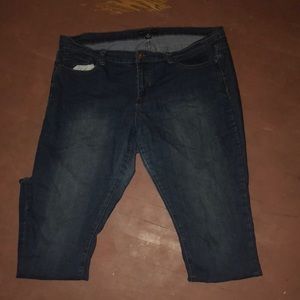 Denim wash blue jeans